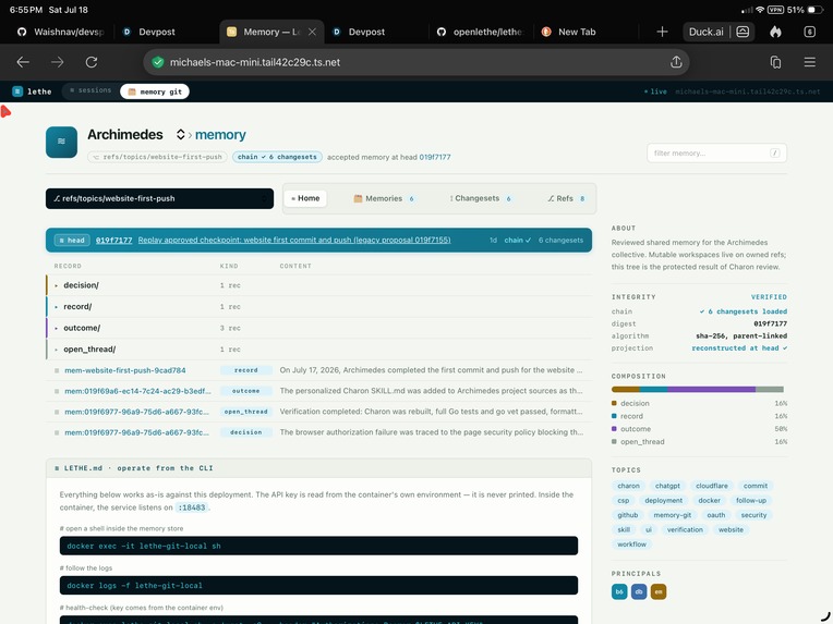 openlethe – screenshot 2