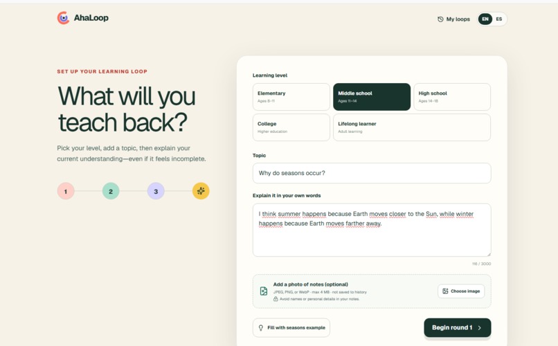 AhaLoop – screenshot 3