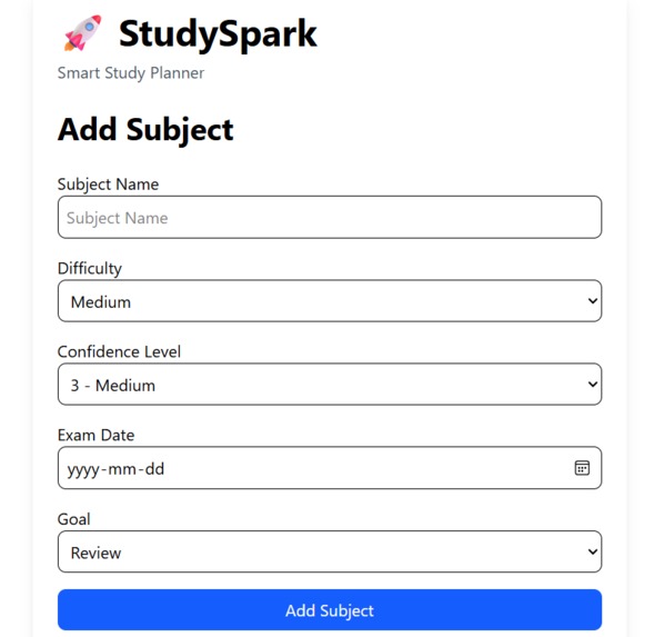 StudySpark – screenshot 1