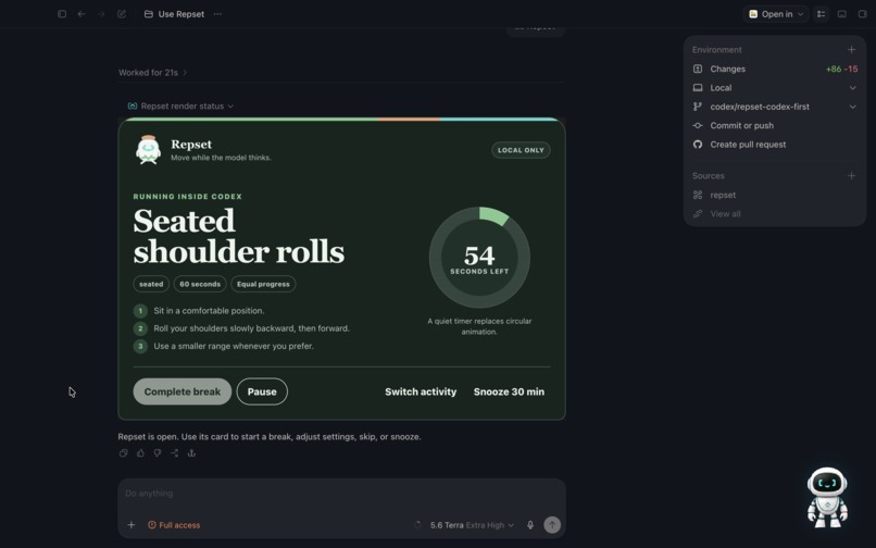 Repset – screenshot 3