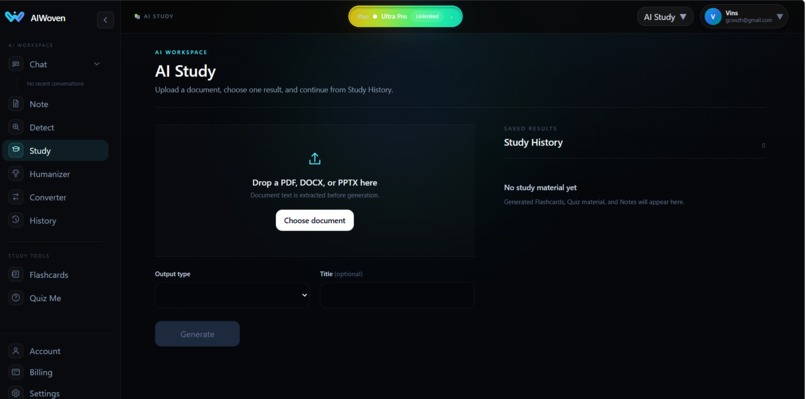 AIWoven – screenshot 2
