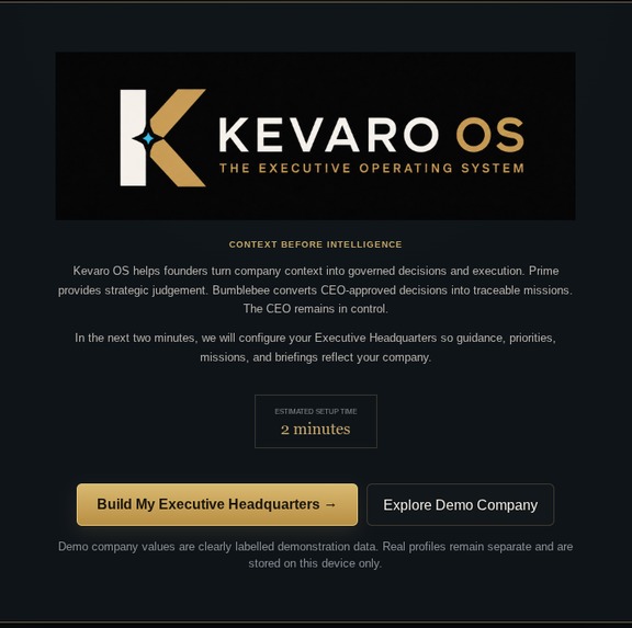 Kevaro OS – screenshot 2