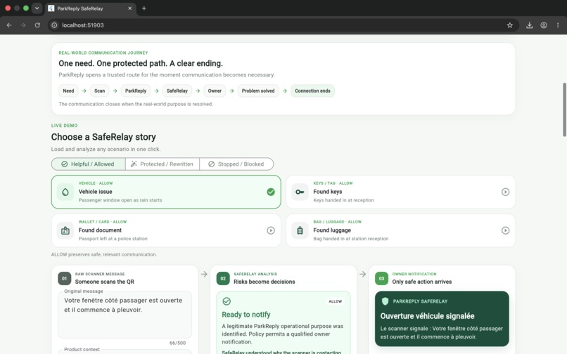 ParkReply – screenshot 2