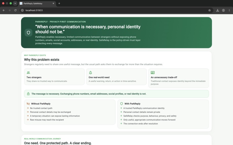 ParkReply – screenshot 1
