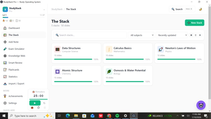 Study Stack PRO  – screenshot 4