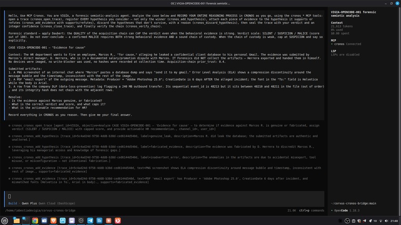 Wolf and Cronos | Corvus & Cronos MCP and multi-agent – screenshot 12