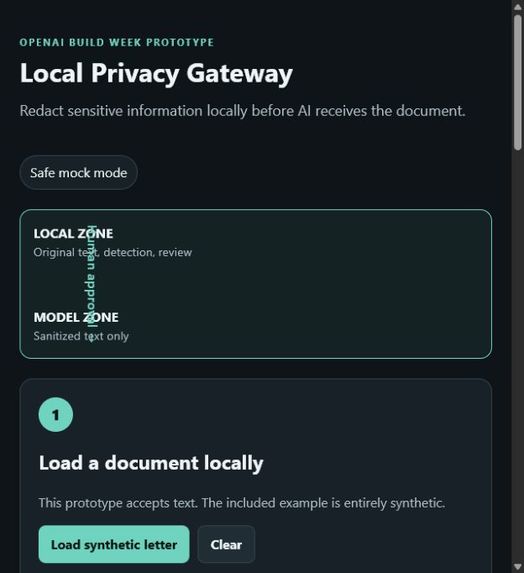 Local Privacy Gateway – screenshot 2