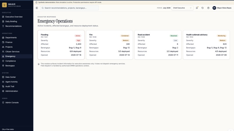 Local Government Unit Chief Executive Agentic Brain – screenshot 3
