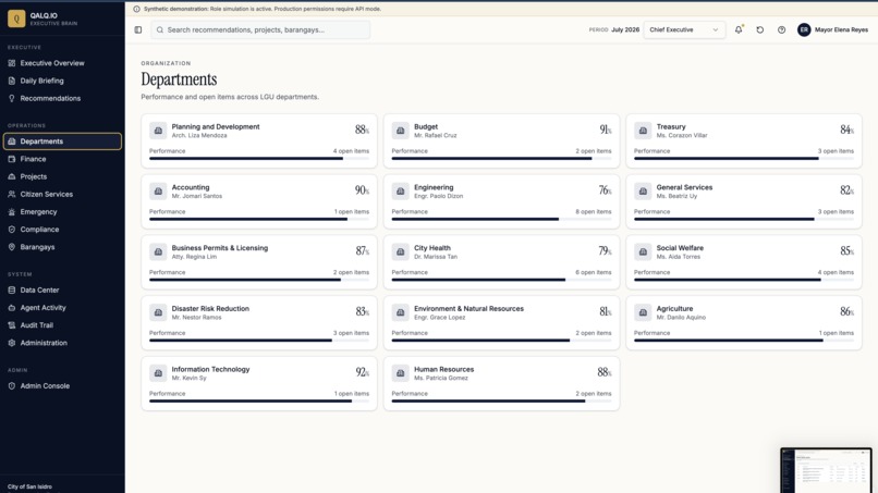 Local Government Unit Chief Executive Agentic Brain – screenshot 7