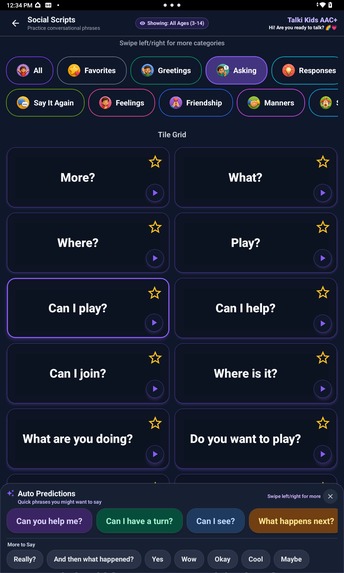 Talki Kids AAC+ – screenshot 1