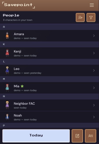 Savepoint – screenshot 2