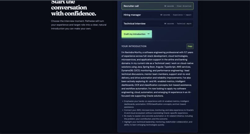 Pathwise-AI Career CoPilot – screenshot 8