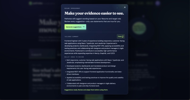 Pathwise-AI Career CoPilot – screenshot 10