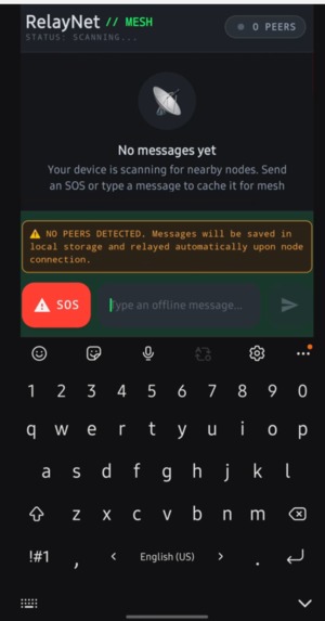 RelayNet: Decentralized Offline Mesh Network – screenshot 2