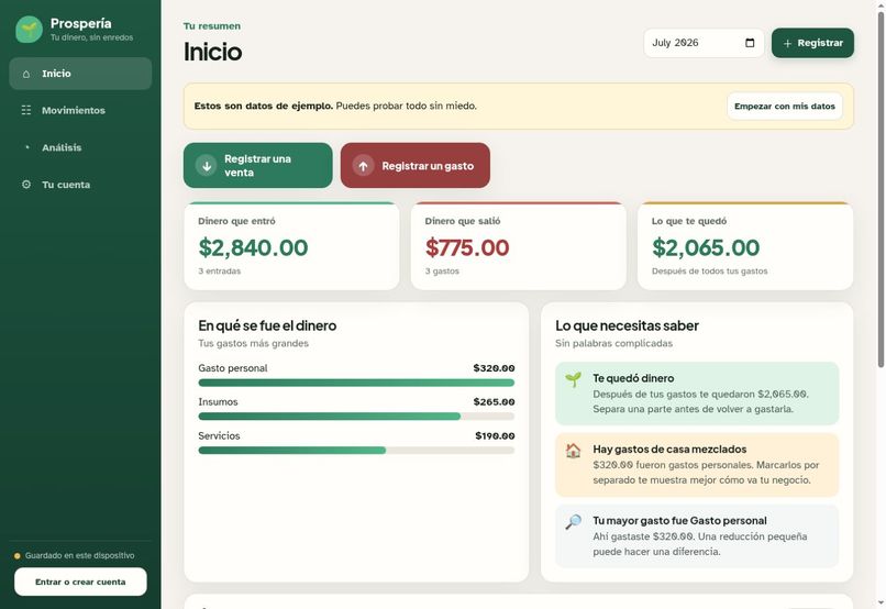 Prospería Balance – screenshot 1