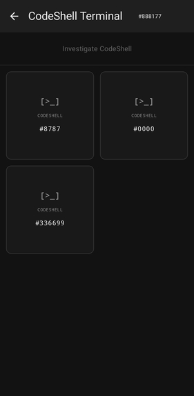 CodeShell – screenshot 2