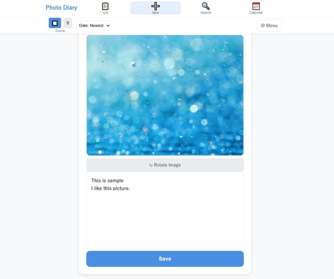 photo-diary – screenshot 4