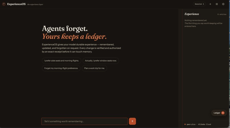 ExperienceOS – screenshot 1