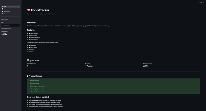FocusTracker – screenshot 1