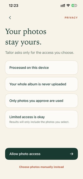 Tailor – screenshot 5