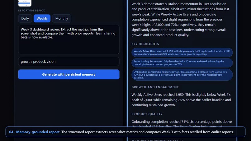 ReportAgent – screenshot 2