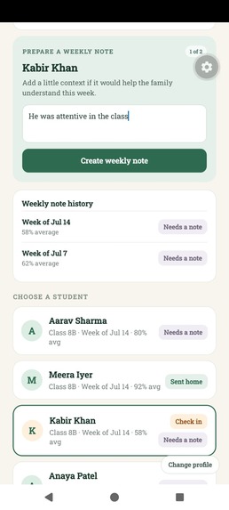 Dear Parent – screenshot 3