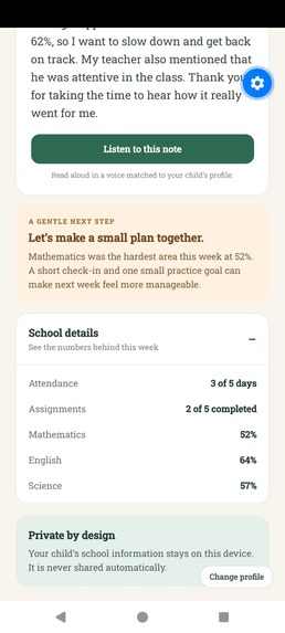 Dear Parent – screenshot 9