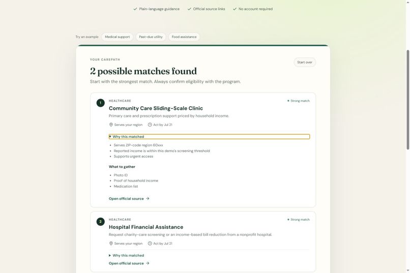CarePath – screenshot 2