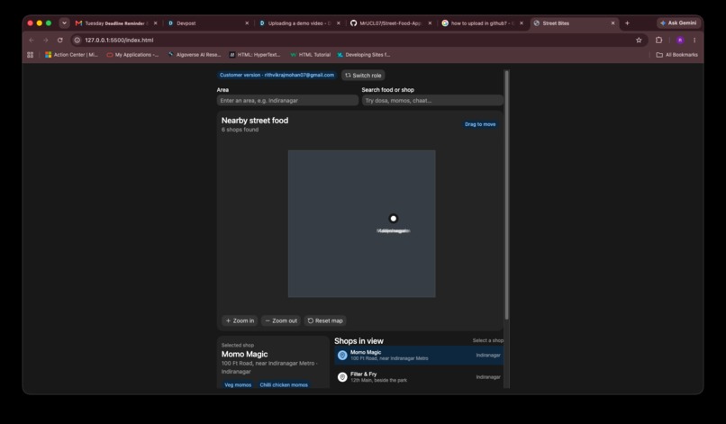 StreetBite – screenshot 3