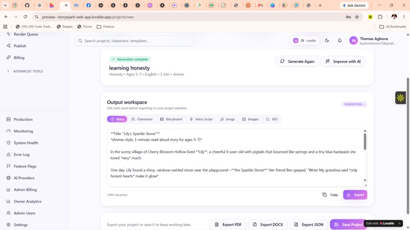 StorySpark AI – screenshot 11