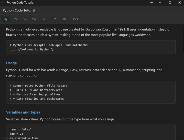 CodeShell – screenshot 5