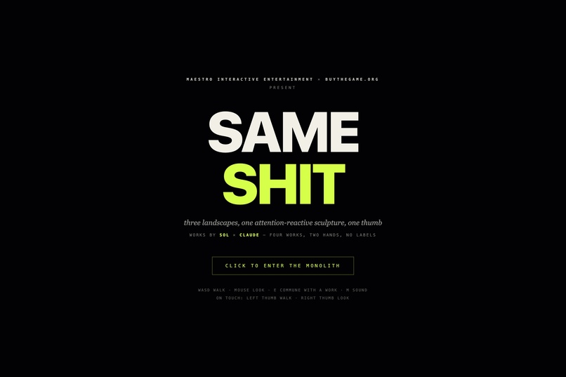 SAME SHIT – screenshot 1