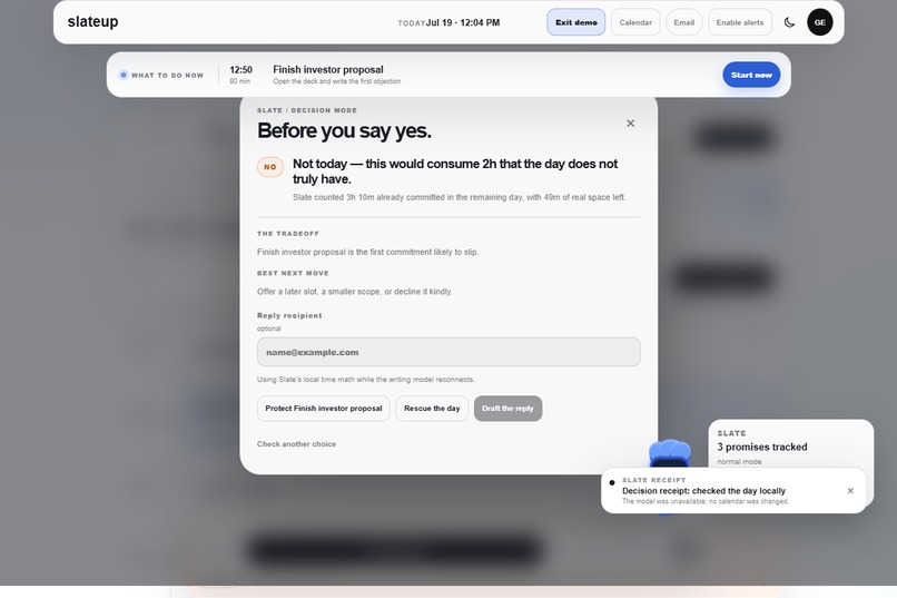 SLATE UP – screenshot 1