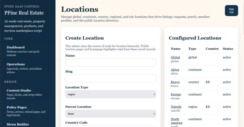 Pfine Real Estate Management System – screenshot 7