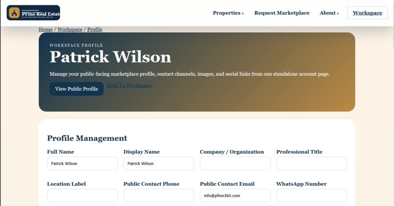 Pfine Real Estate Management System – screenshot 8