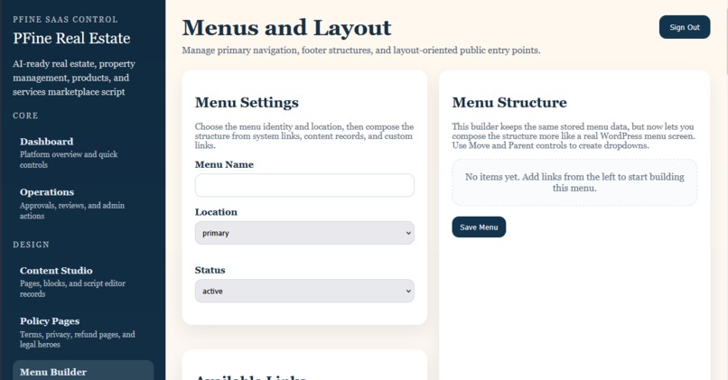 Pfine Real Estate Management System – screenshot 9