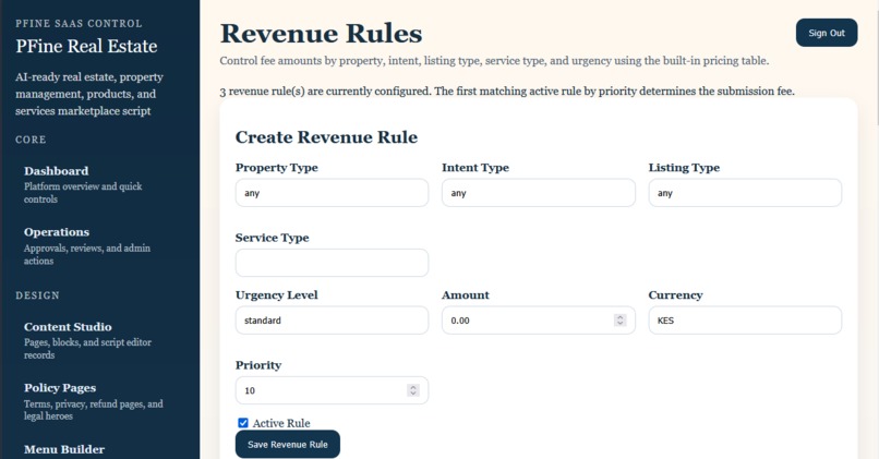 Pfine Real Estate Management System – screenshot 11