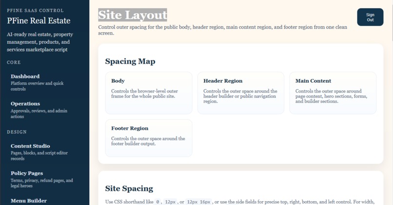 Pfine Real Estate Management System – screenshot 12
