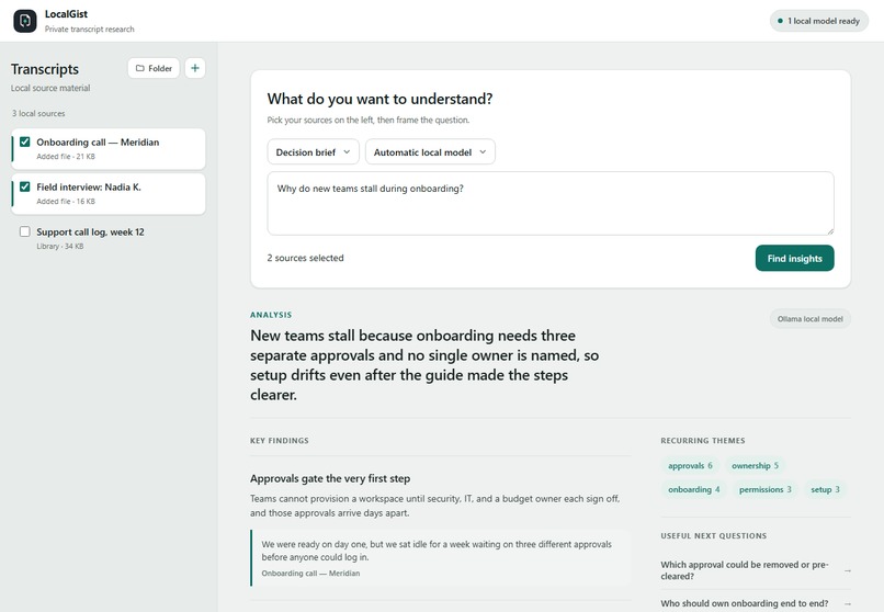 LocalGist – screenshot 1