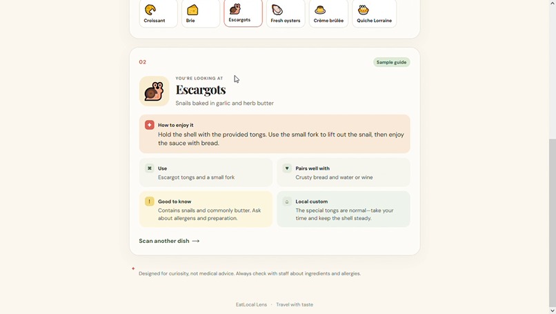 EatLocal Lens – screenshot 3