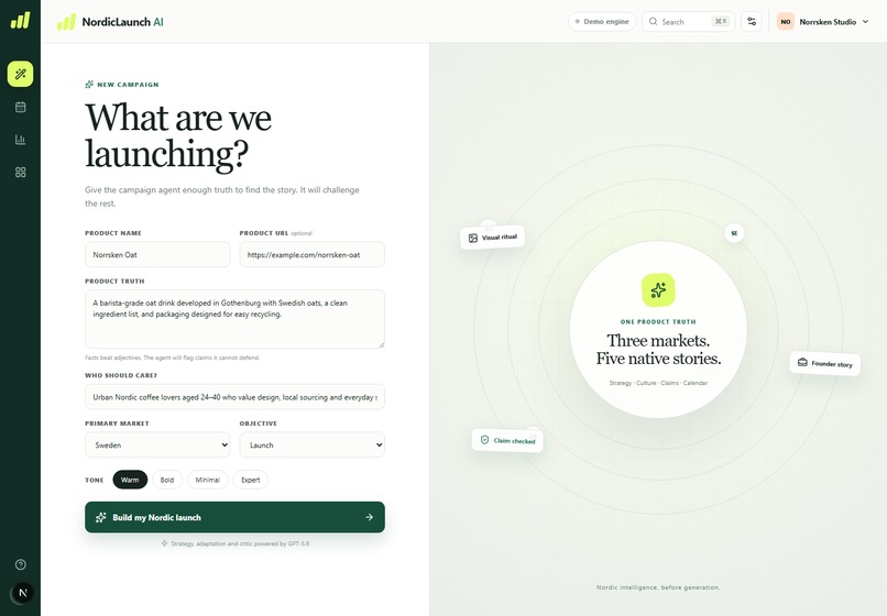 NordicLaunch AI – screenshot 2