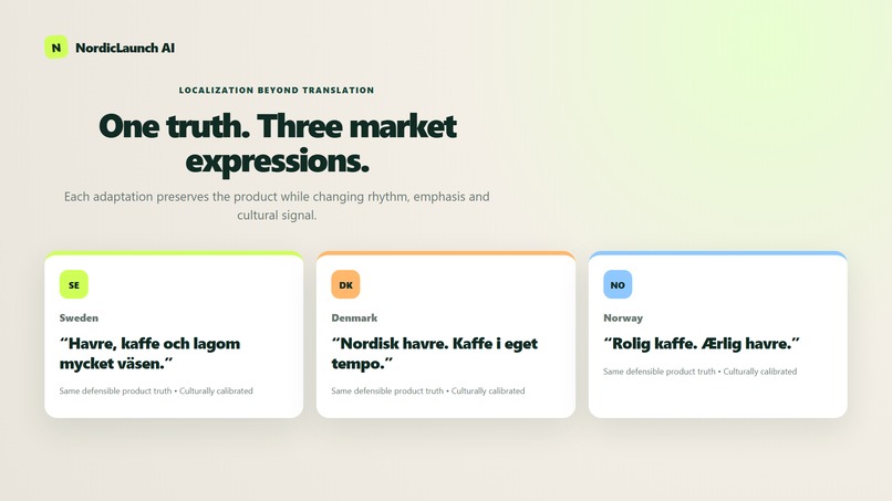 NordicLaunch AI – screenshot 3