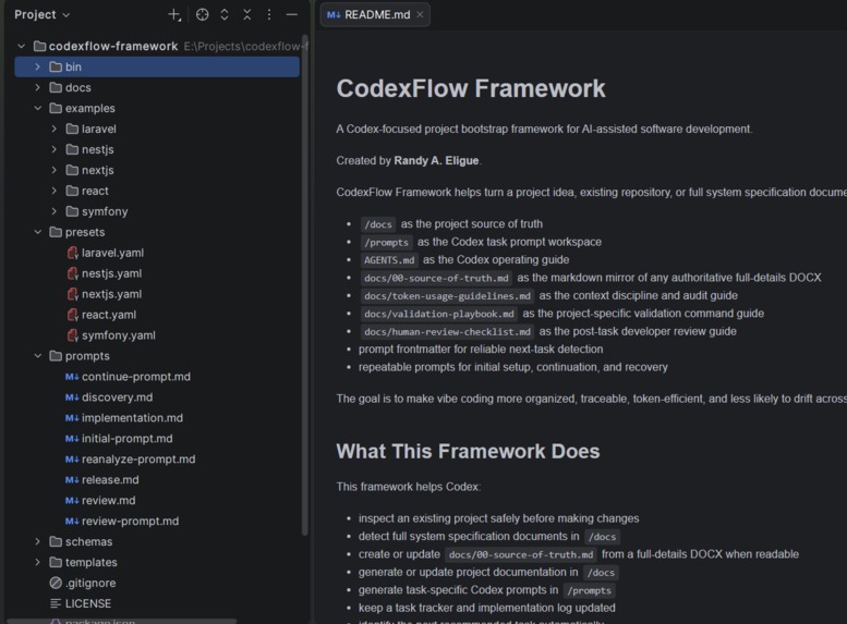CodexFlow Framework – screenshot 1