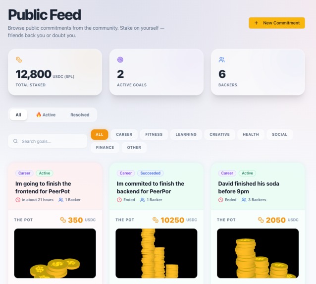 PeerPot – screenshot 3