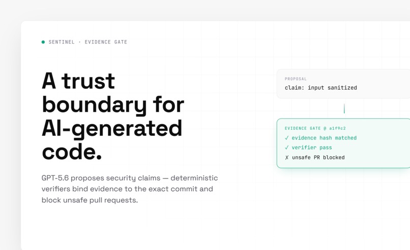 Sentinel Evidence Gate – screenshot 1