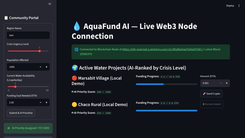 AquaFund AI – screenshot 1
