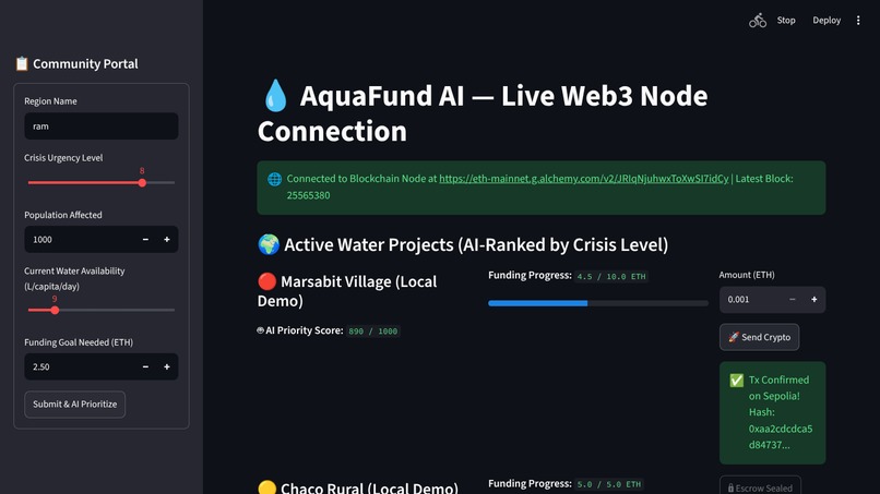 AquaFund AI – screenshot 2