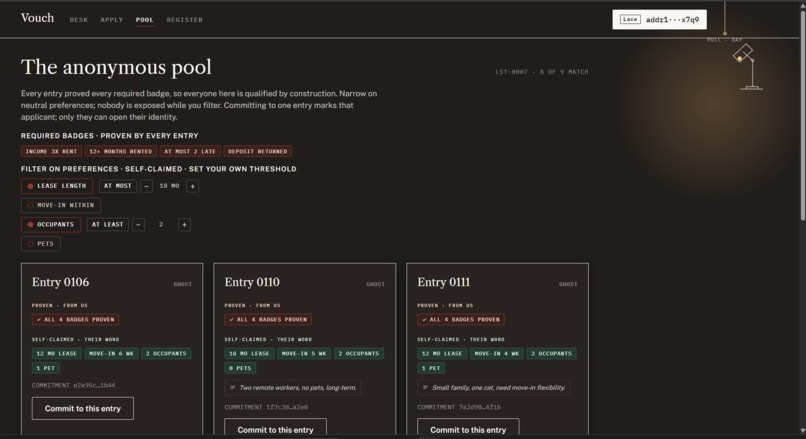 Vouch – screenshot 3