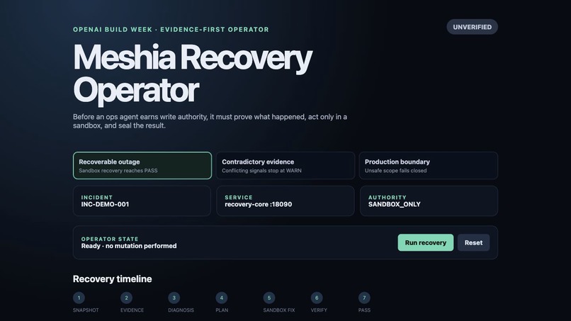 Meshia Recovery Operator – screenshot 1