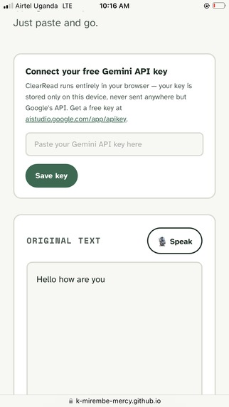 Clear Read Ai – screenshot 1